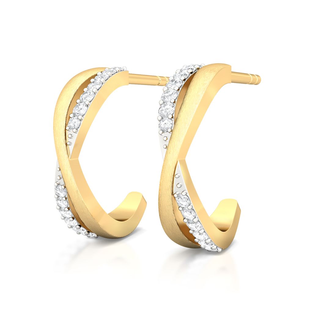 Entwined Spirit Diamond Earrings