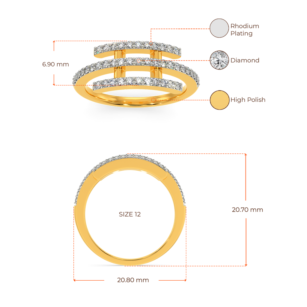 Tweedangle Diamond Rings image