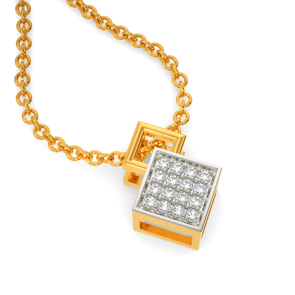 Tweed Love Diamond Pendants