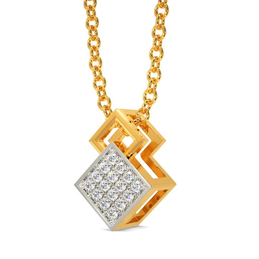 Tweed Love Diamond Pendants