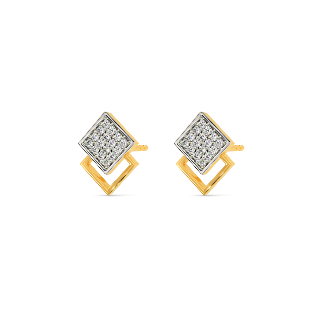 Tweed Love Diamond Earrings