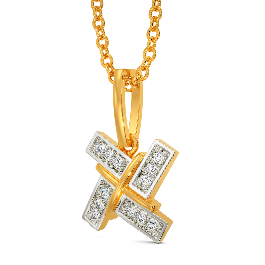 Tell A Tweed Diamond Pendants
