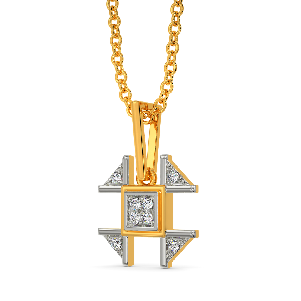 Tweed Calling Diamond Pendants