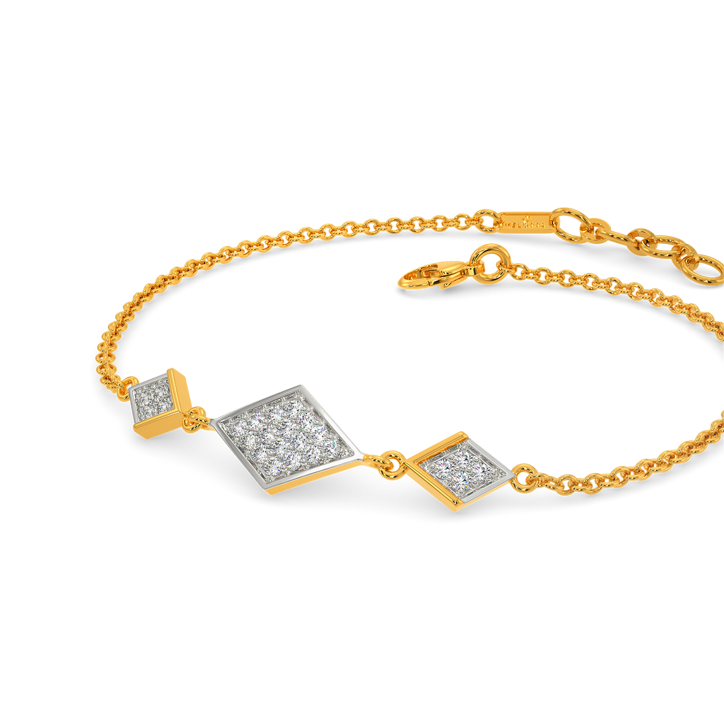 Vibe In Tweed Diamond Bracelets
