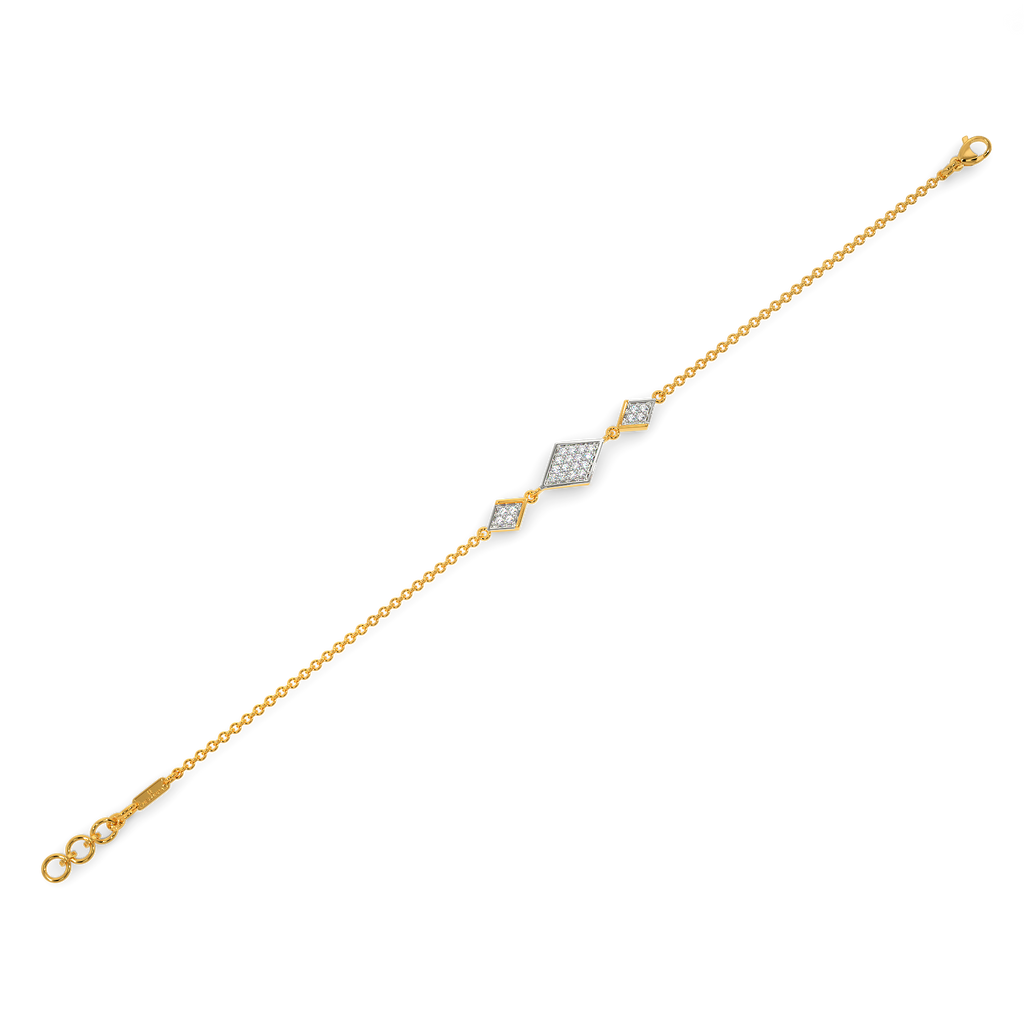 Vibe In Tweed Diamond Bracelets