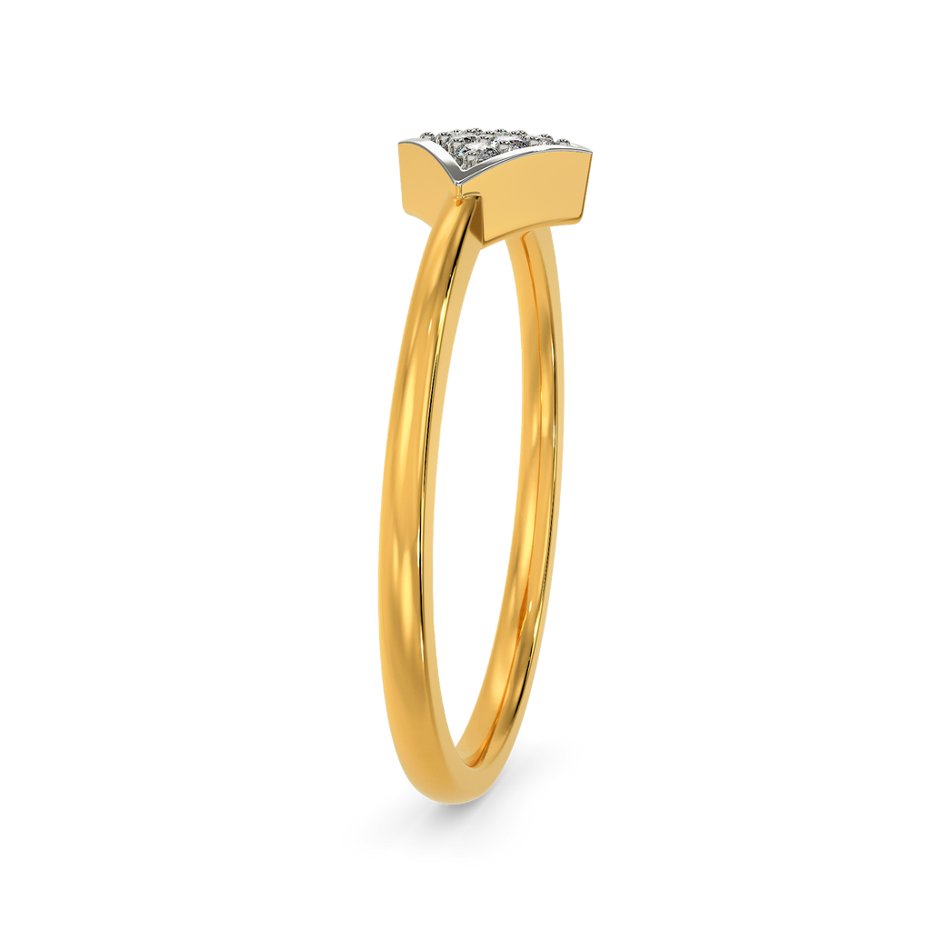 Vibe In Tweed Diamond Rings image