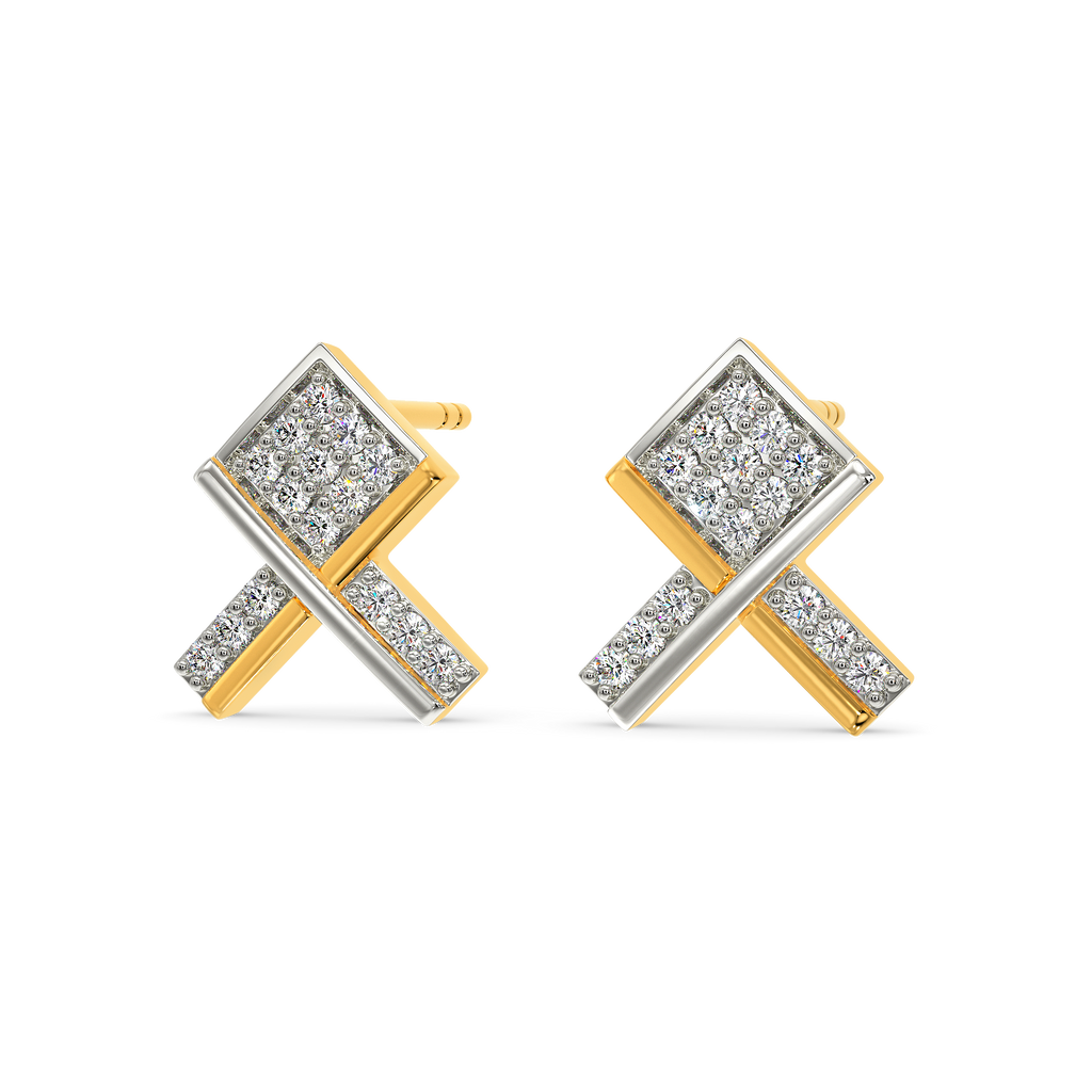 Tweed Calling Diamond Earrings