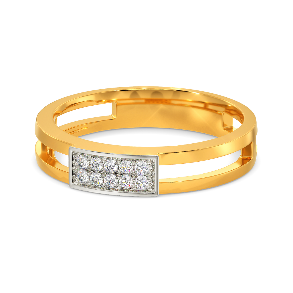 Tweed Weave Diamond Rings alternate view 2