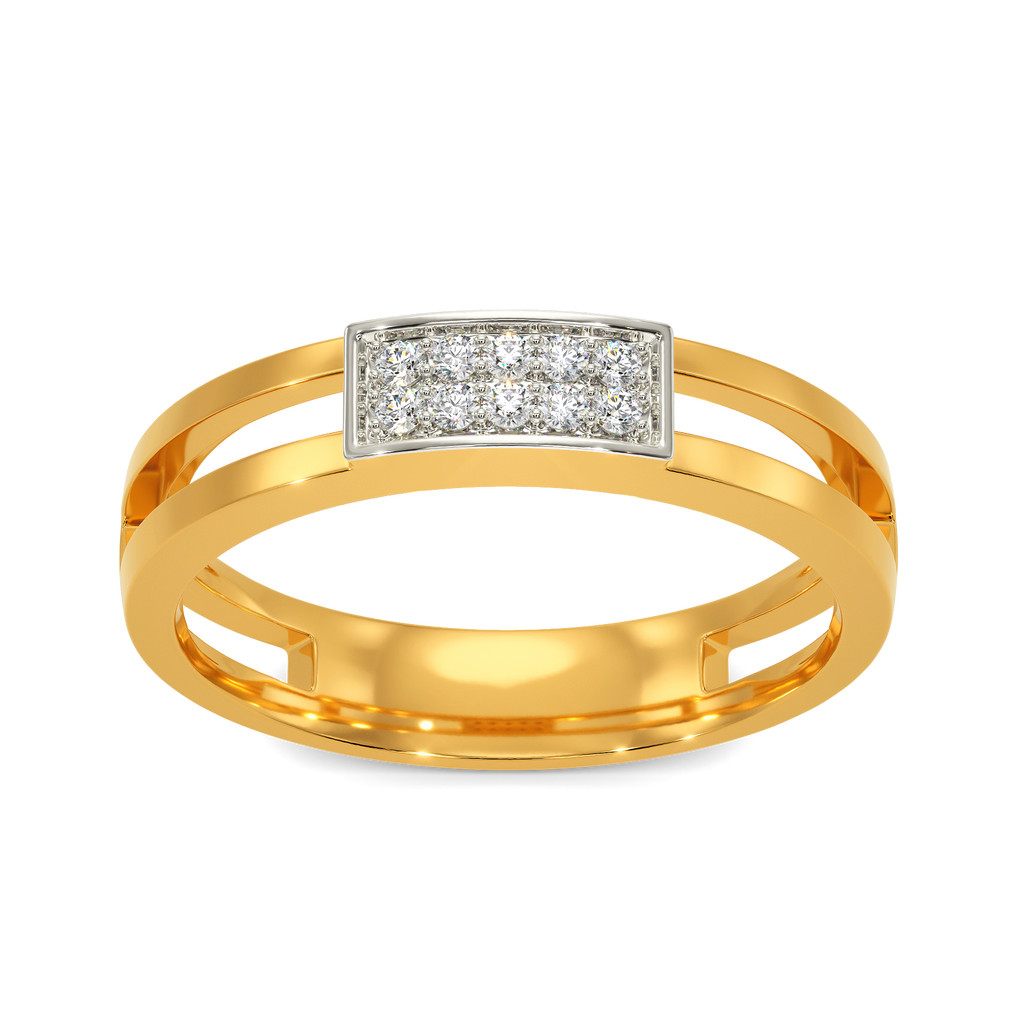 Tweed Weave Diamond Rings alternate view 3