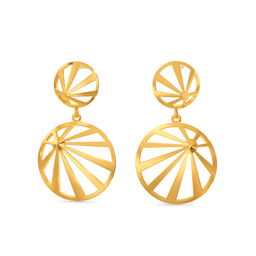 Feel The Nostalgia Gold Earrings