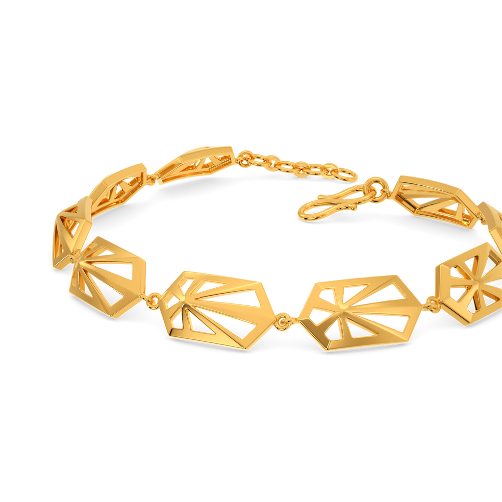 Burst of Nostalgia Gold Bracelets