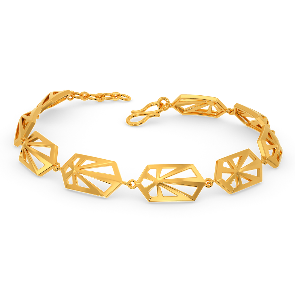 Burst of Nostalgia Gold Bracelets