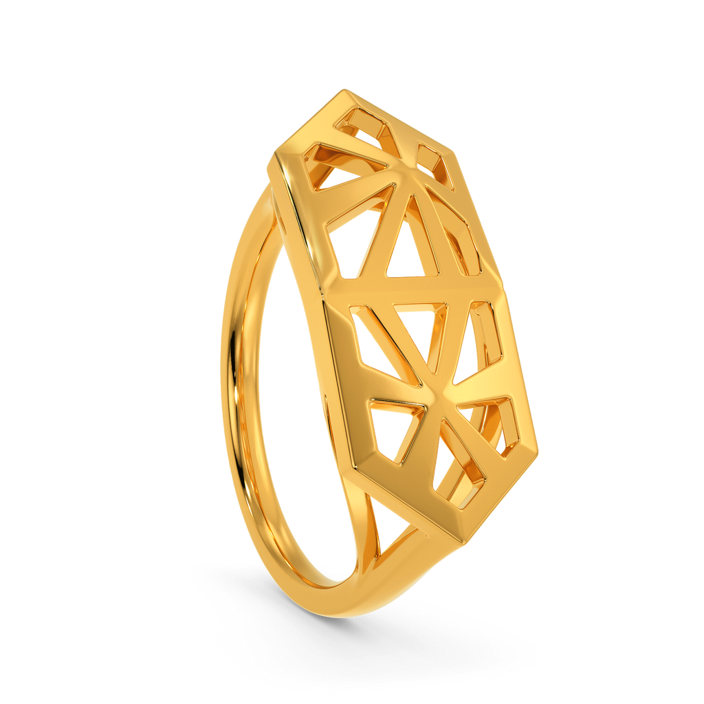 Burst of Nostalgia Gold Rings image