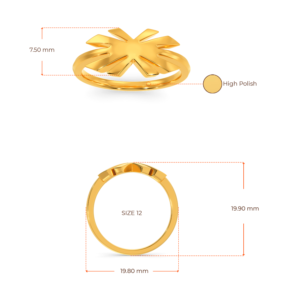 Artistic Retro Gold Rings image