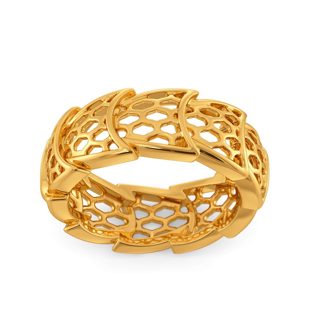 Frills of Charm Gold Rings alternate view 2