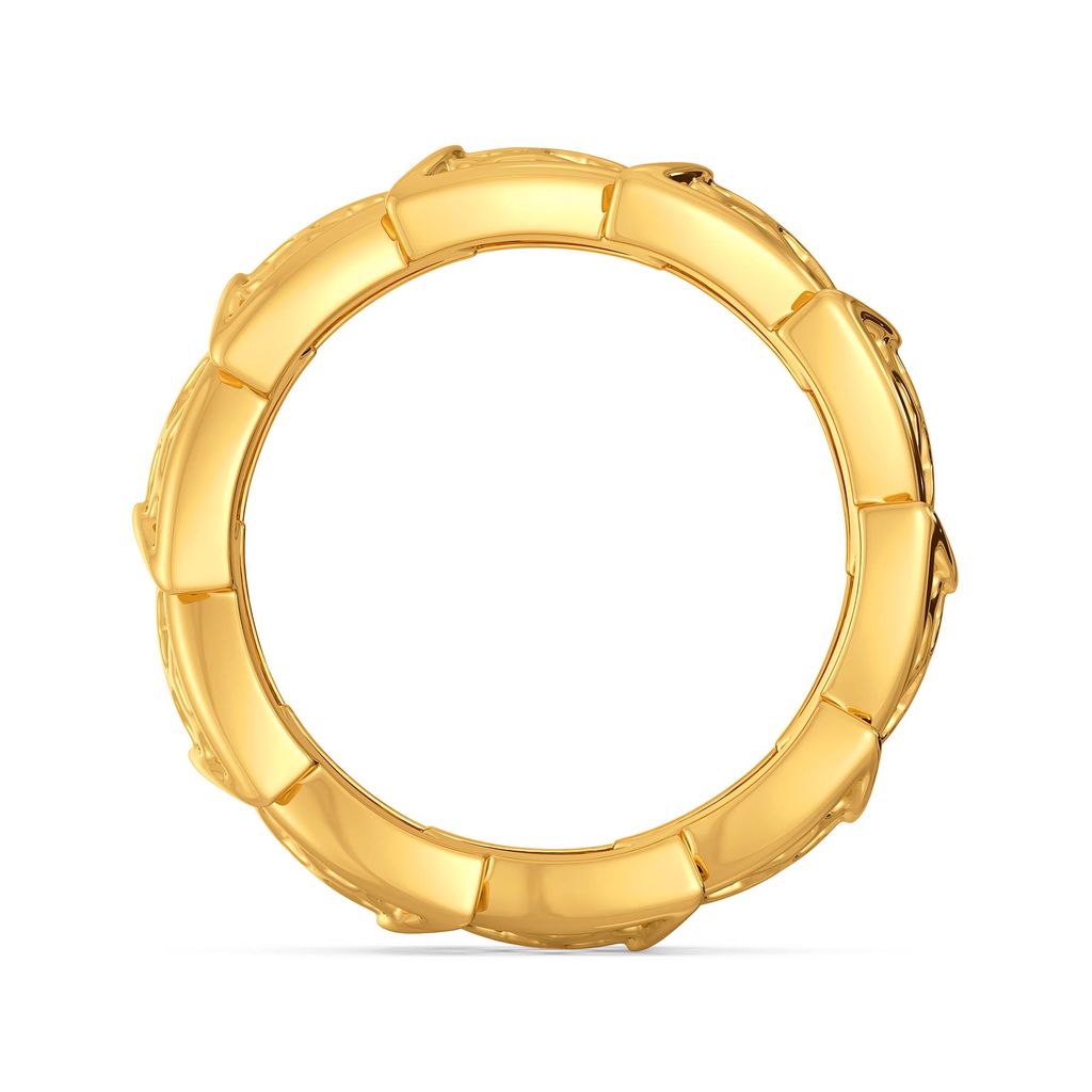 Frills of Charm Gold Rings image
