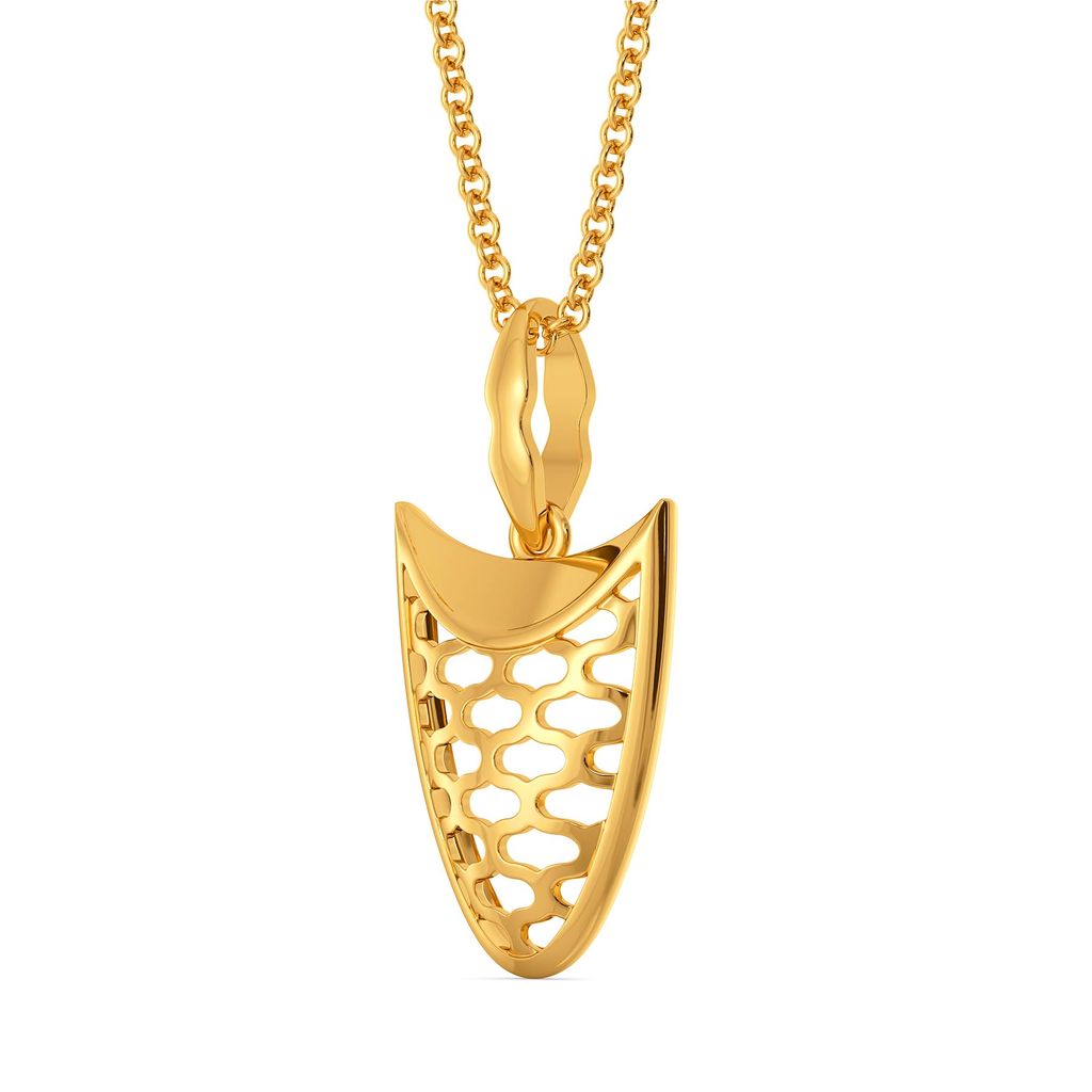 Frills of Charm Gold Pendants