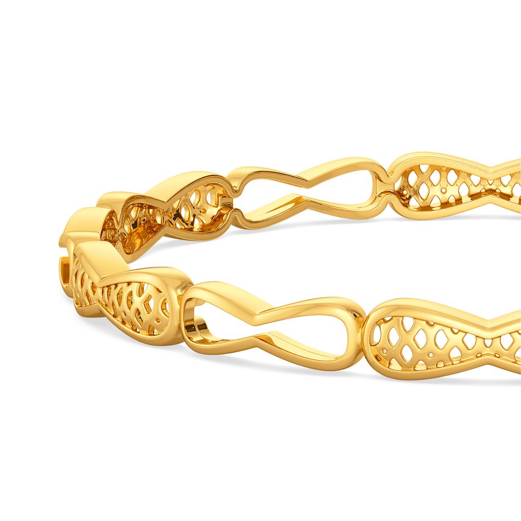 Bubble Up Gold Bangles