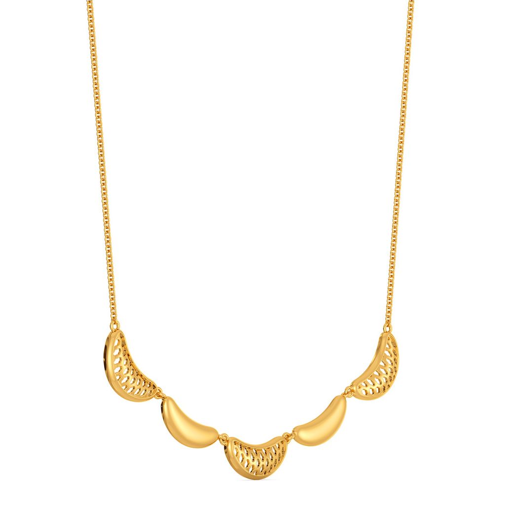Flounce Fashion Gold Necklaces