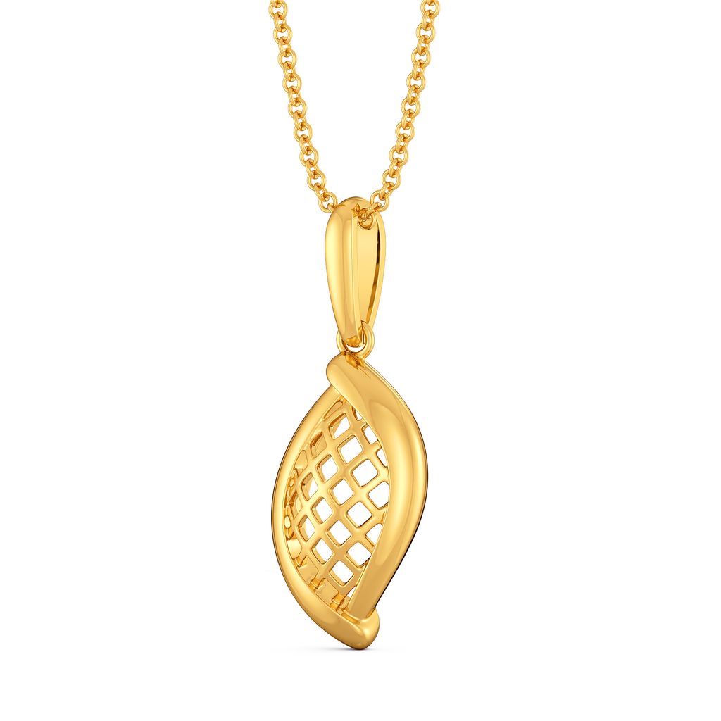 Flounce O Charm Gold Pendants