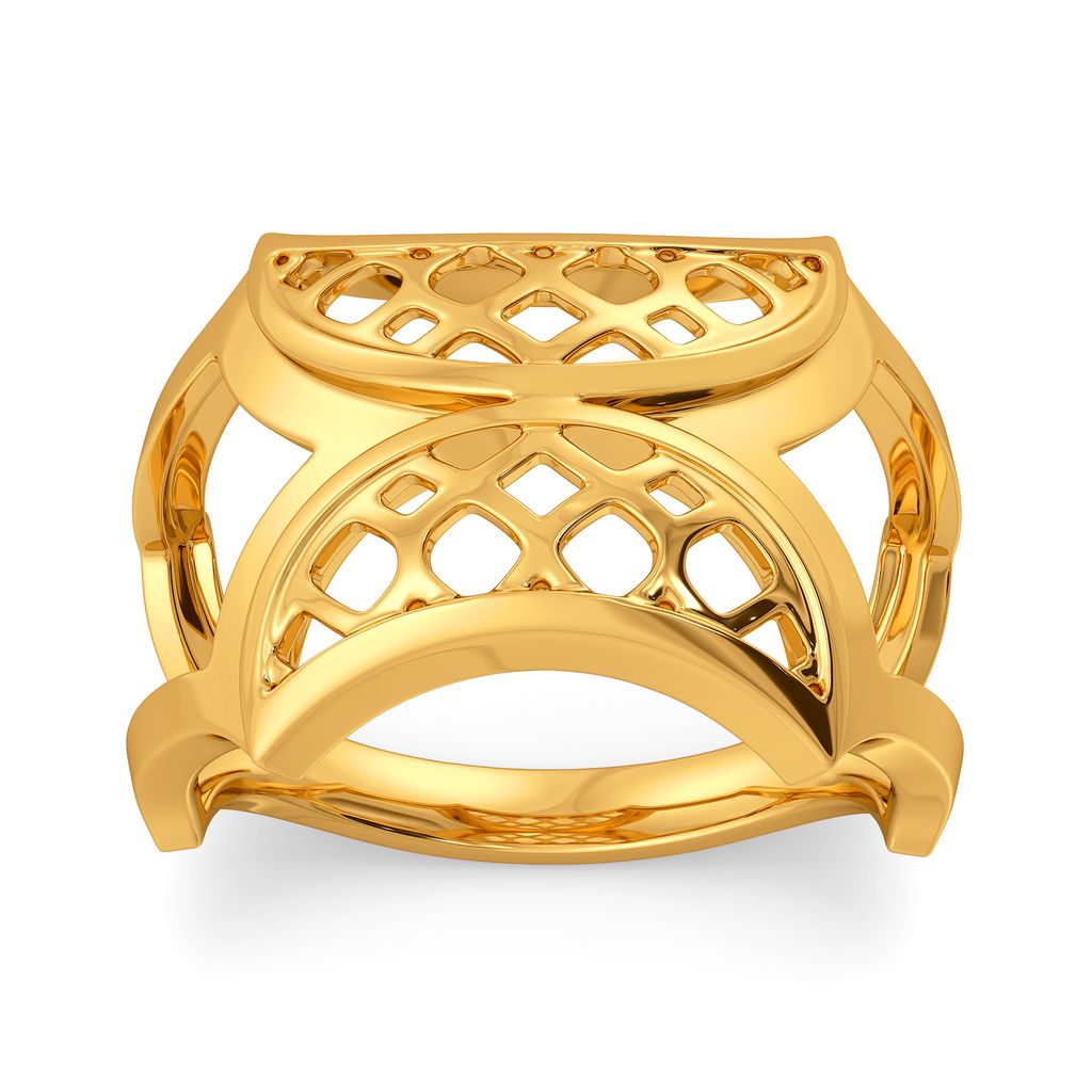 Breezy Blows Gold Rings alternate view 2