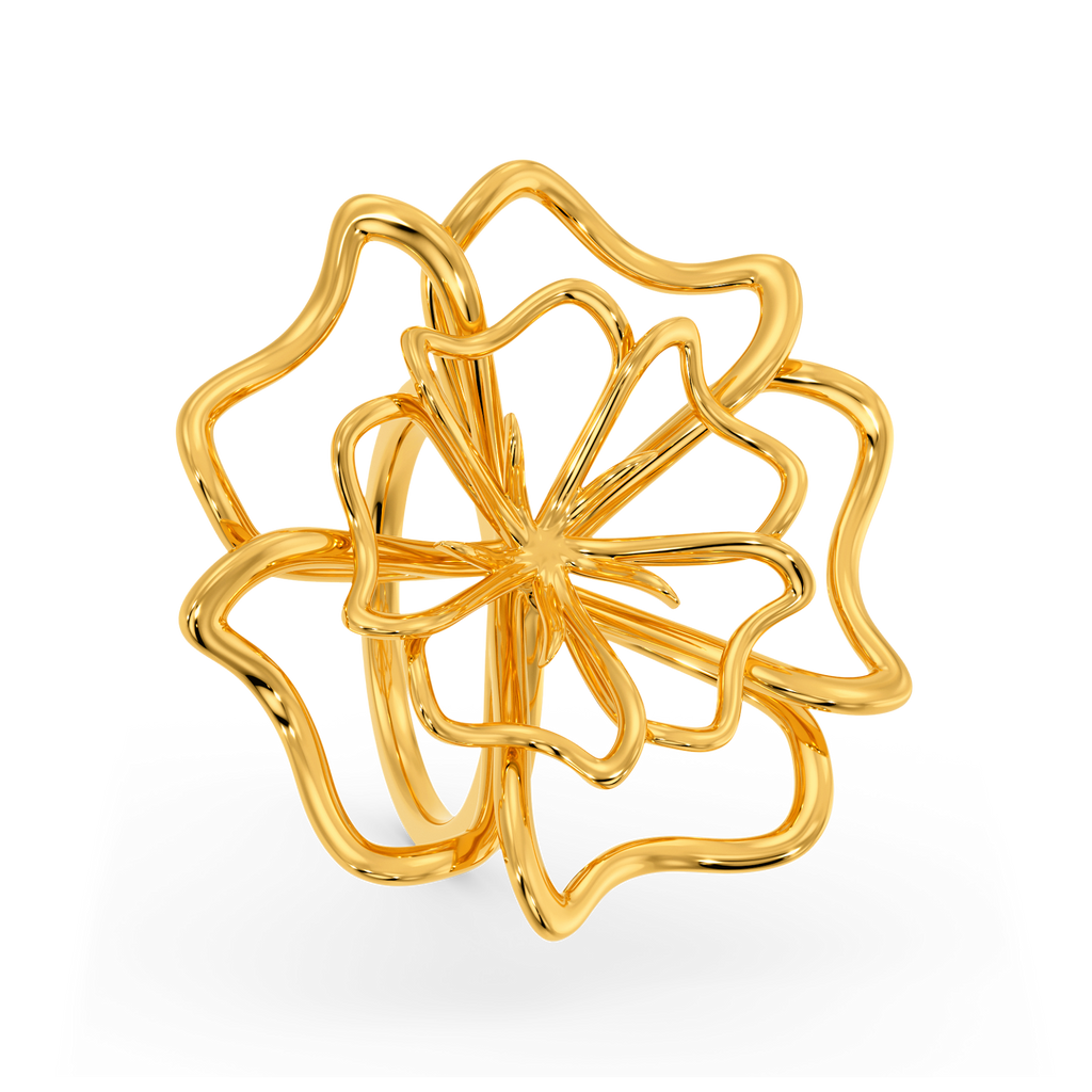 Rare Bloom Gold Rings image