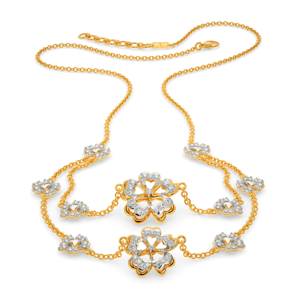 Fleur Beauty Diamond Necklaces