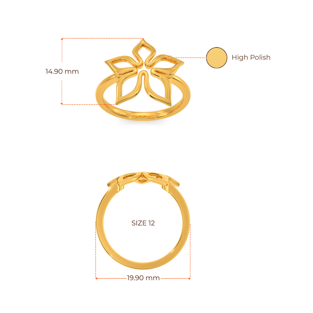 Tropical Lust Gold Rings image