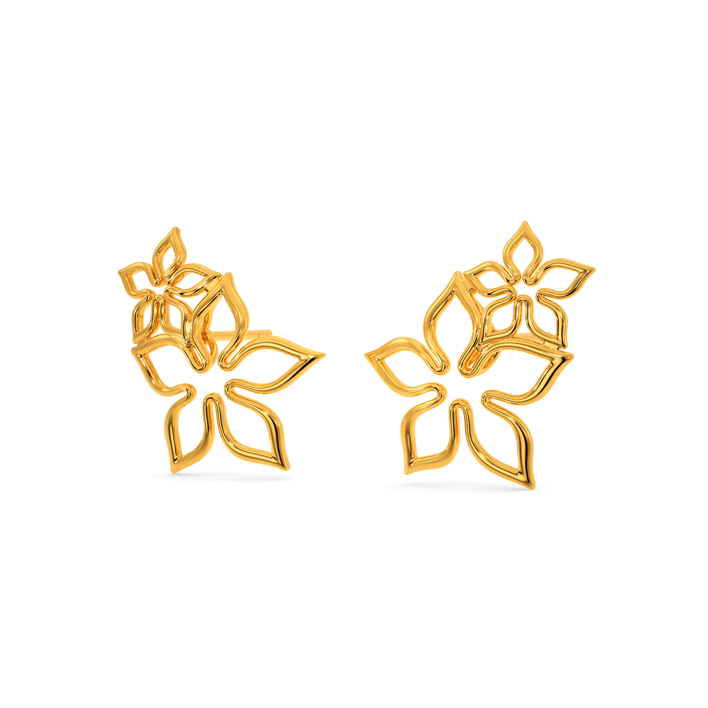 Tropical Lust Gold Earrings