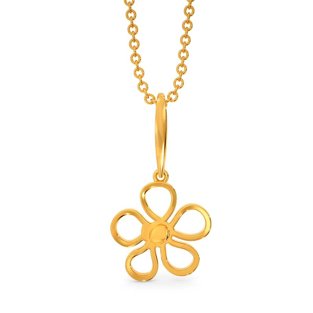 Plumeria Dreams Gold Pendants