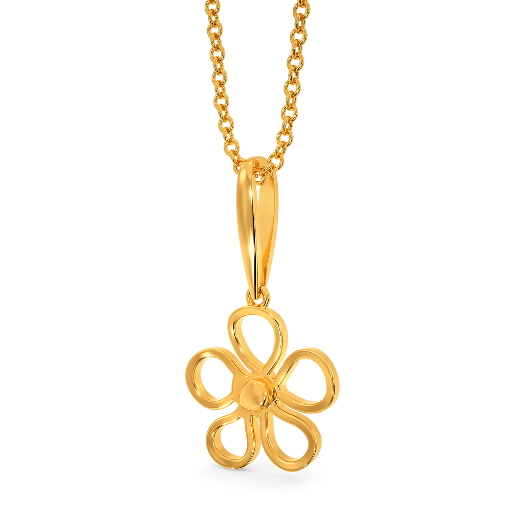 Plumeria Dreams Gold Pendants