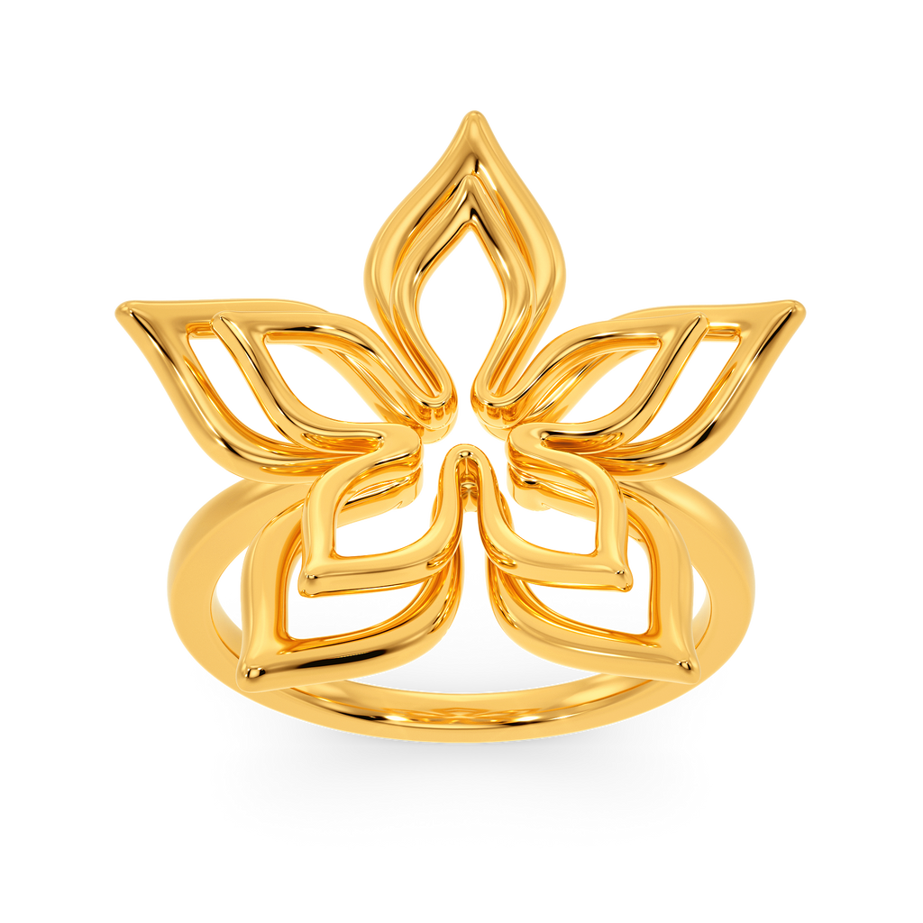 High On Tropics Gold Rings alternate view 3