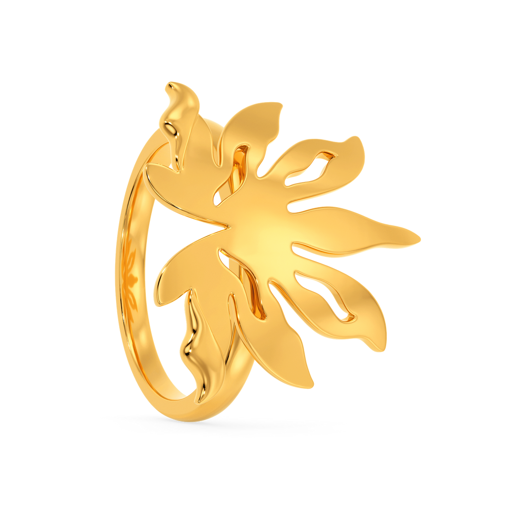 Floral Saga Gold Rings image