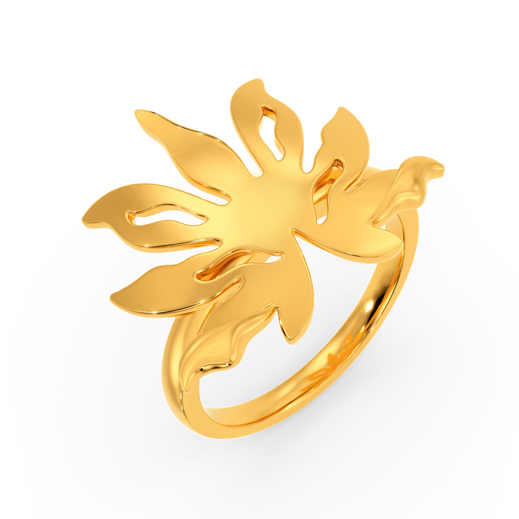 Floral Saga Gold Rings alternate view 3