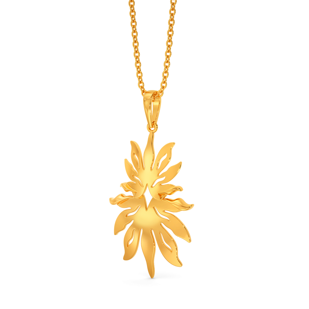 Floral Saga Gold Pendants