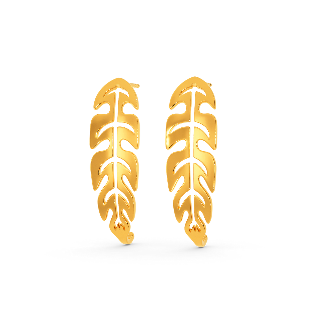 Take Me To The Tropics Gold Earrings