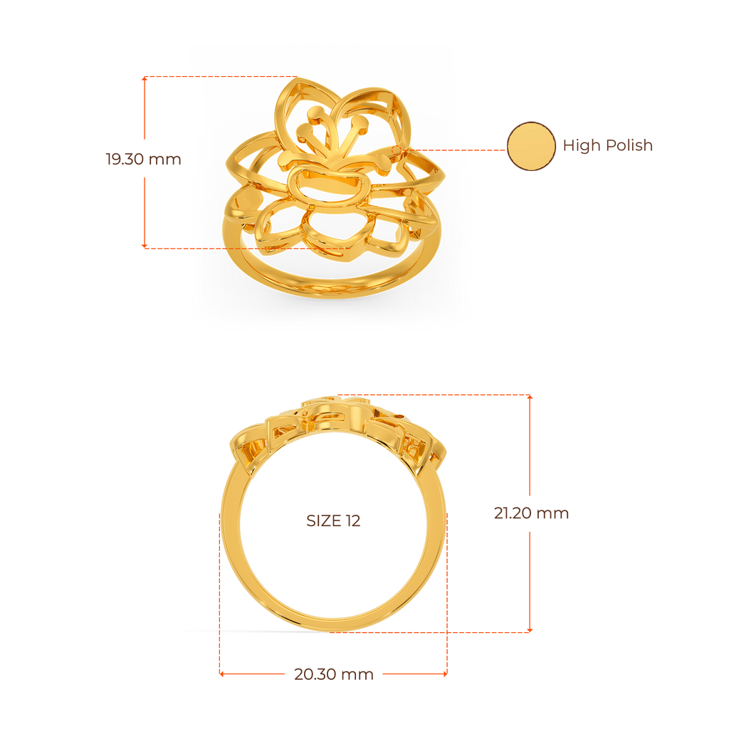 Queen Of The Tropics Gold Rings image
