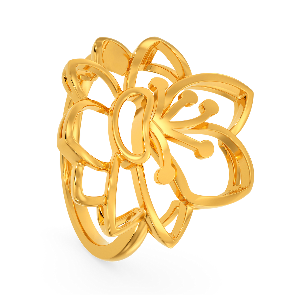 Queen Of The Tropics Gold Rings image