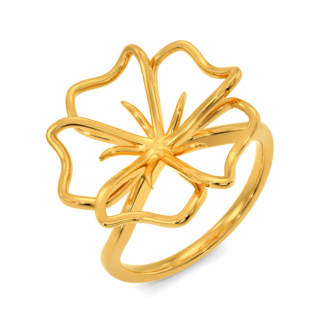 A Floral Tale Gold Rings alternate view 3
