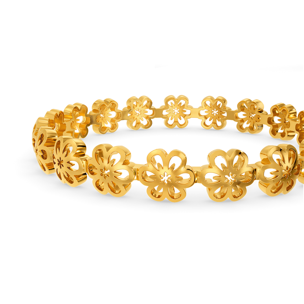 Tropical Carnival Gold Bangles
