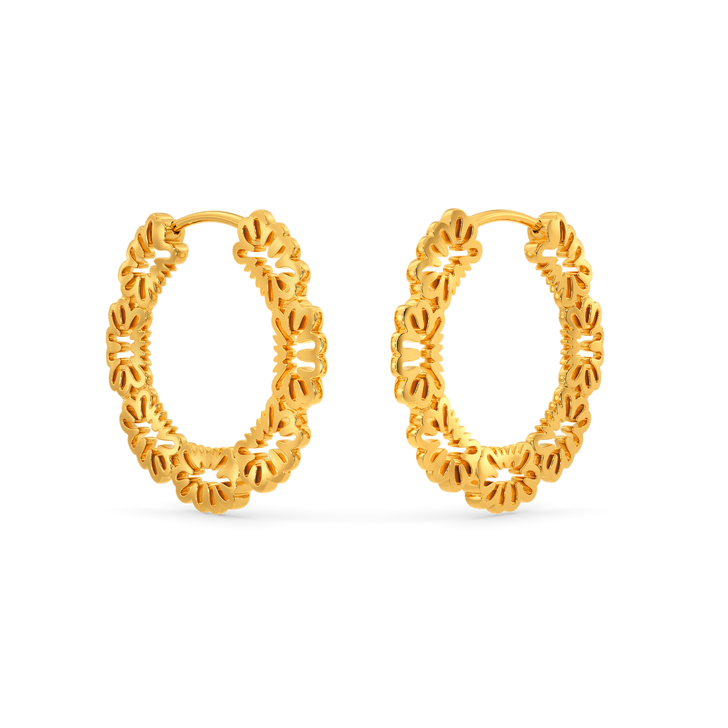 Tropical Paradise Gold Earrings