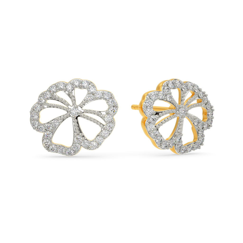 Floral Soul Diamond Earrings
