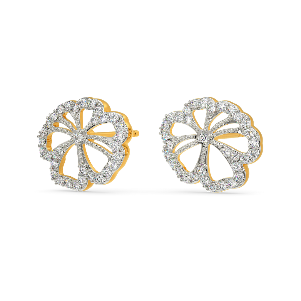 Floral Soul Diamond Earrings