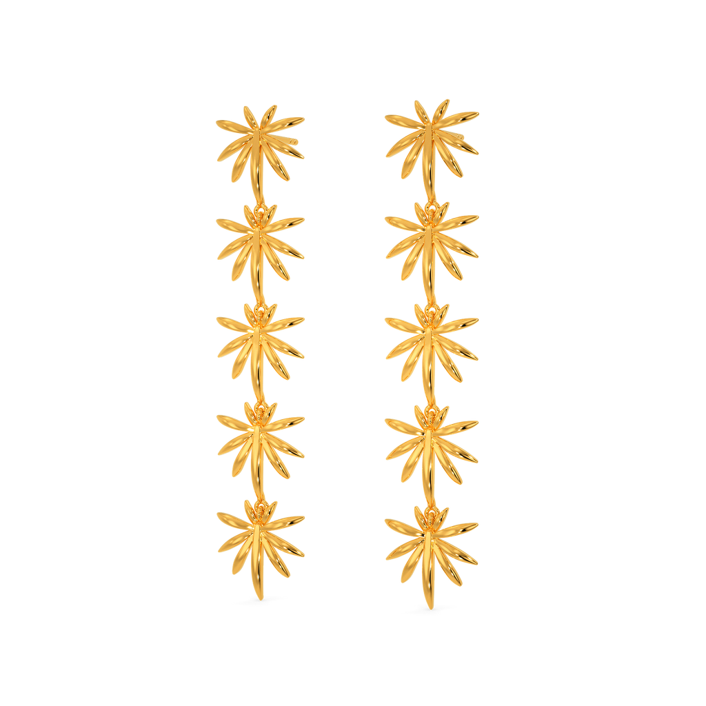 Trail Bloom Gold Earrings