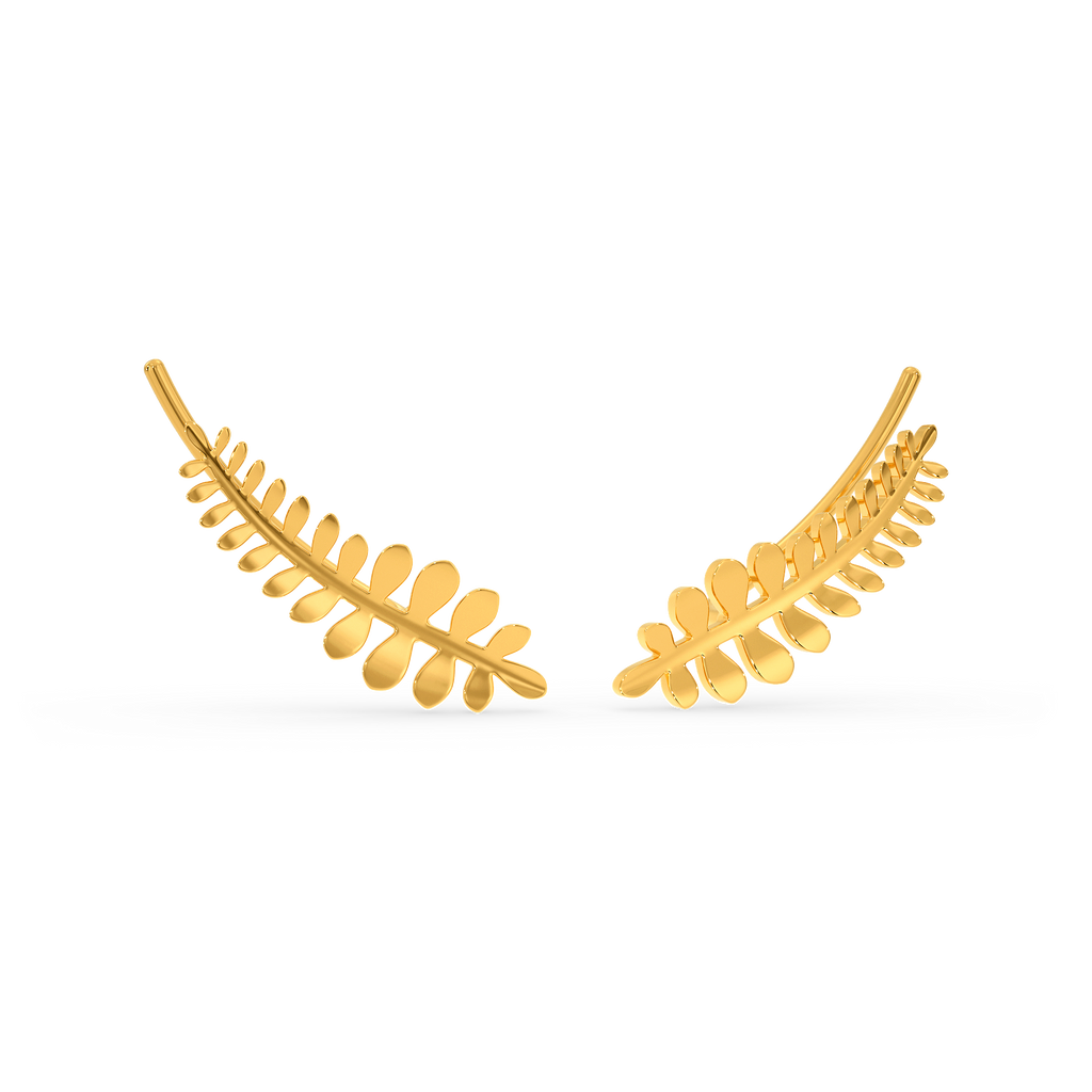Trippy In The Tropics Gold Earrings