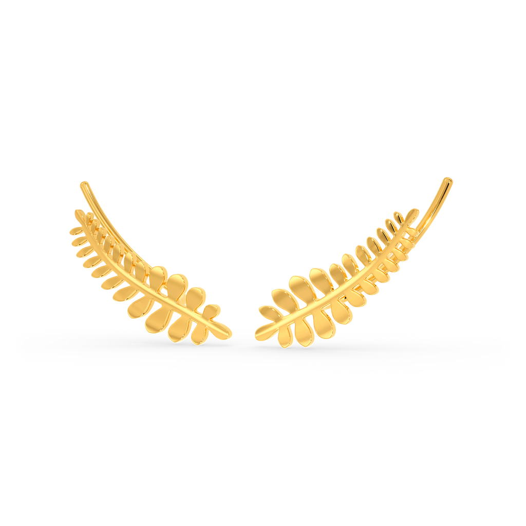Trippy In The Tropics Gold Earrings