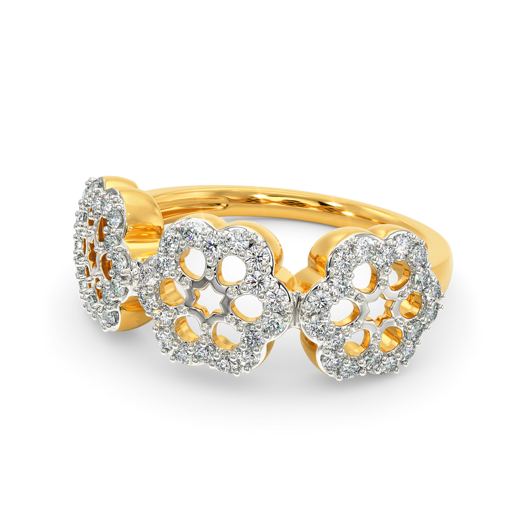 Gardenia Diamond Rings alternate view 2