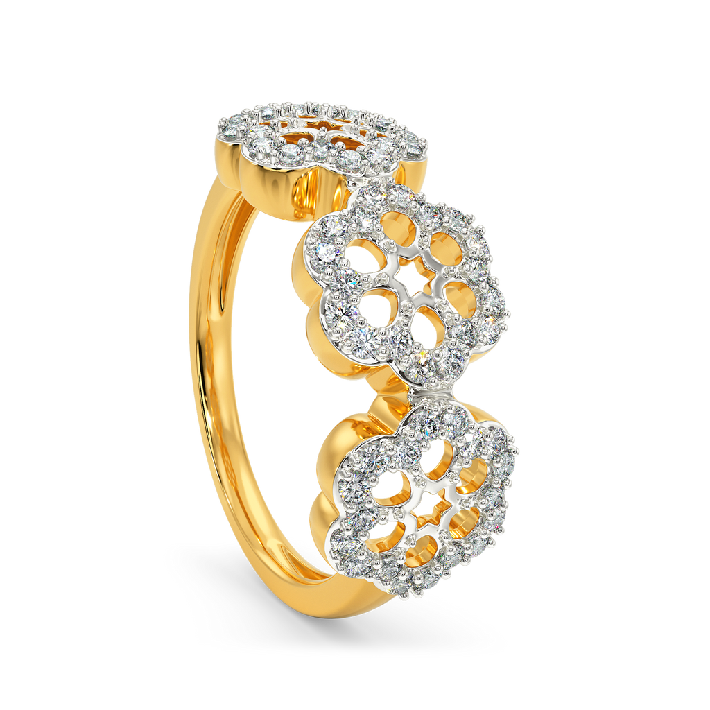Gardenia Diamond Rings image