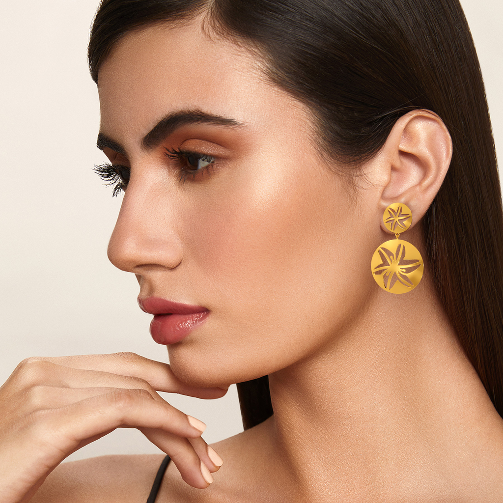 Tropical Dream Gold Earrings