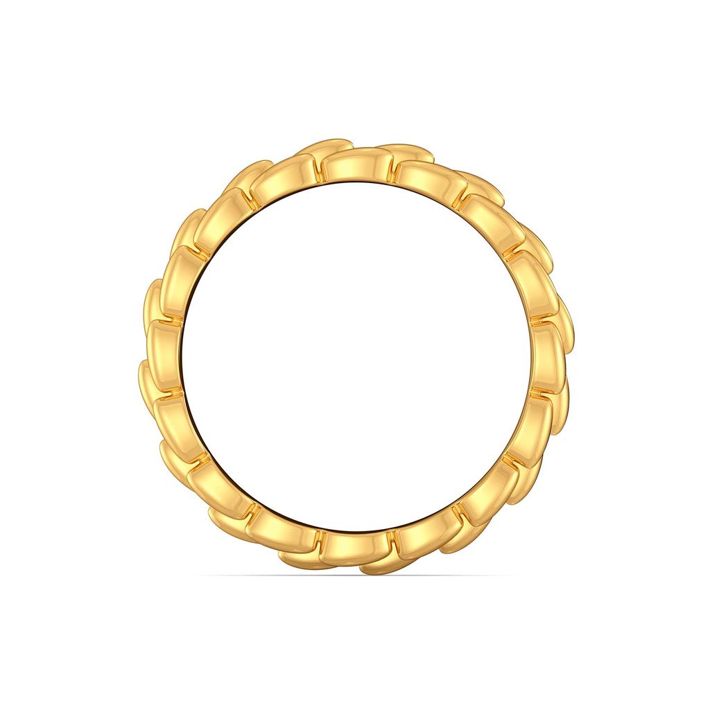 Tweed Links Gold Rings image